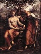 MELZI, Francesco Pomona and Vertumnus ty oil on canvas